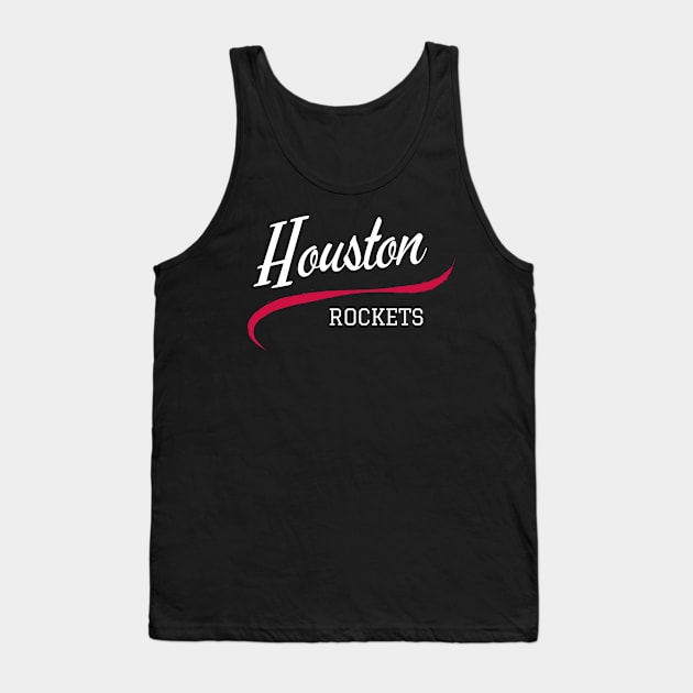 Houston Rockets HOU Tank Top by CityTeeDesigns